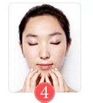 使用卸妆油卸妆,脸部指导