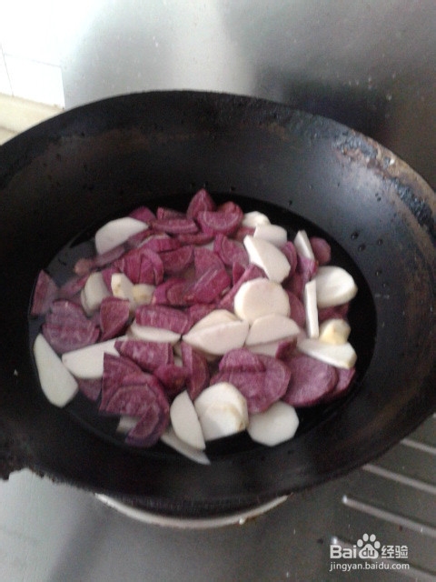 如何制作紫薯糯米丸