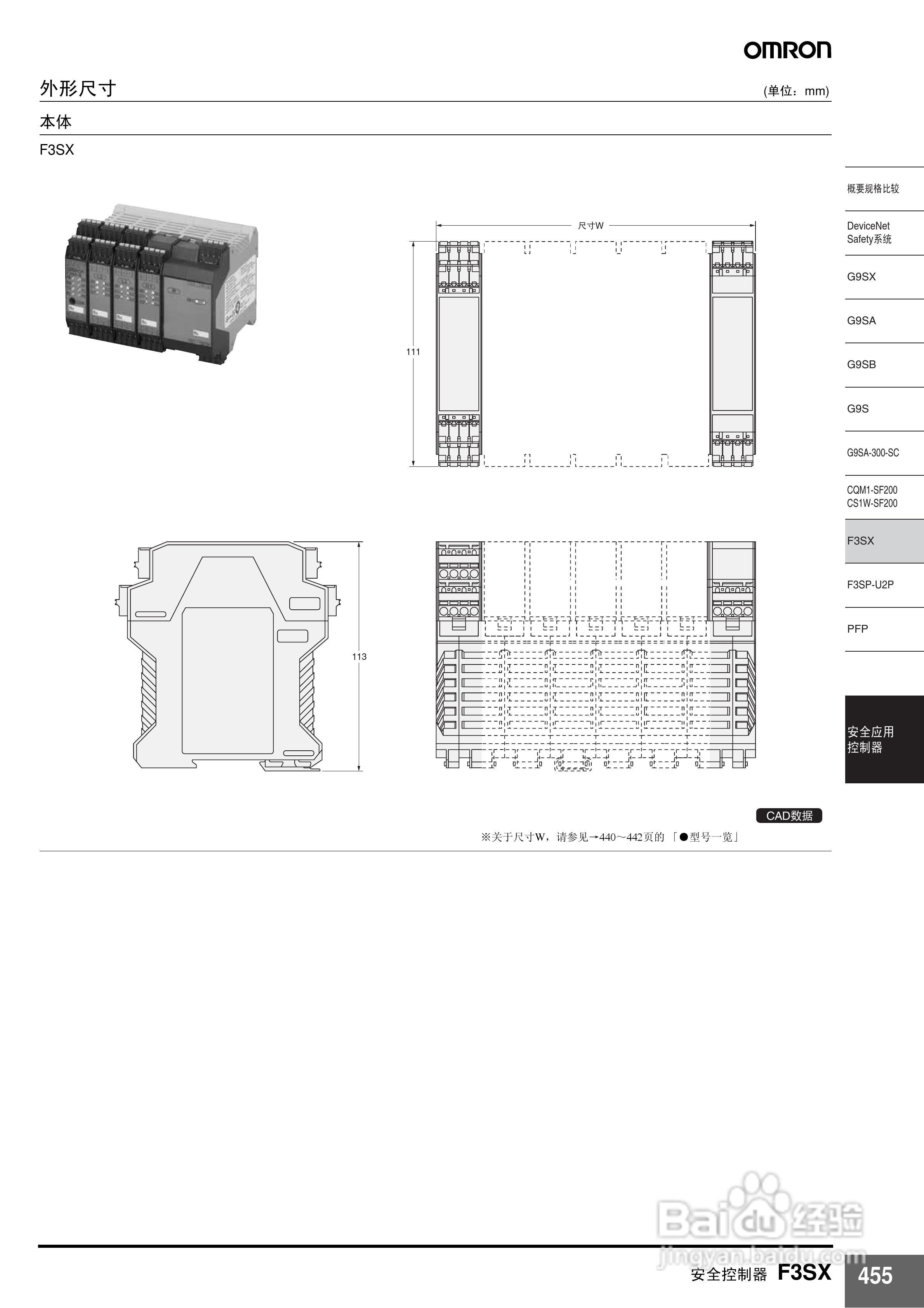 OMRON F3SX安全控制器说明书:[3]