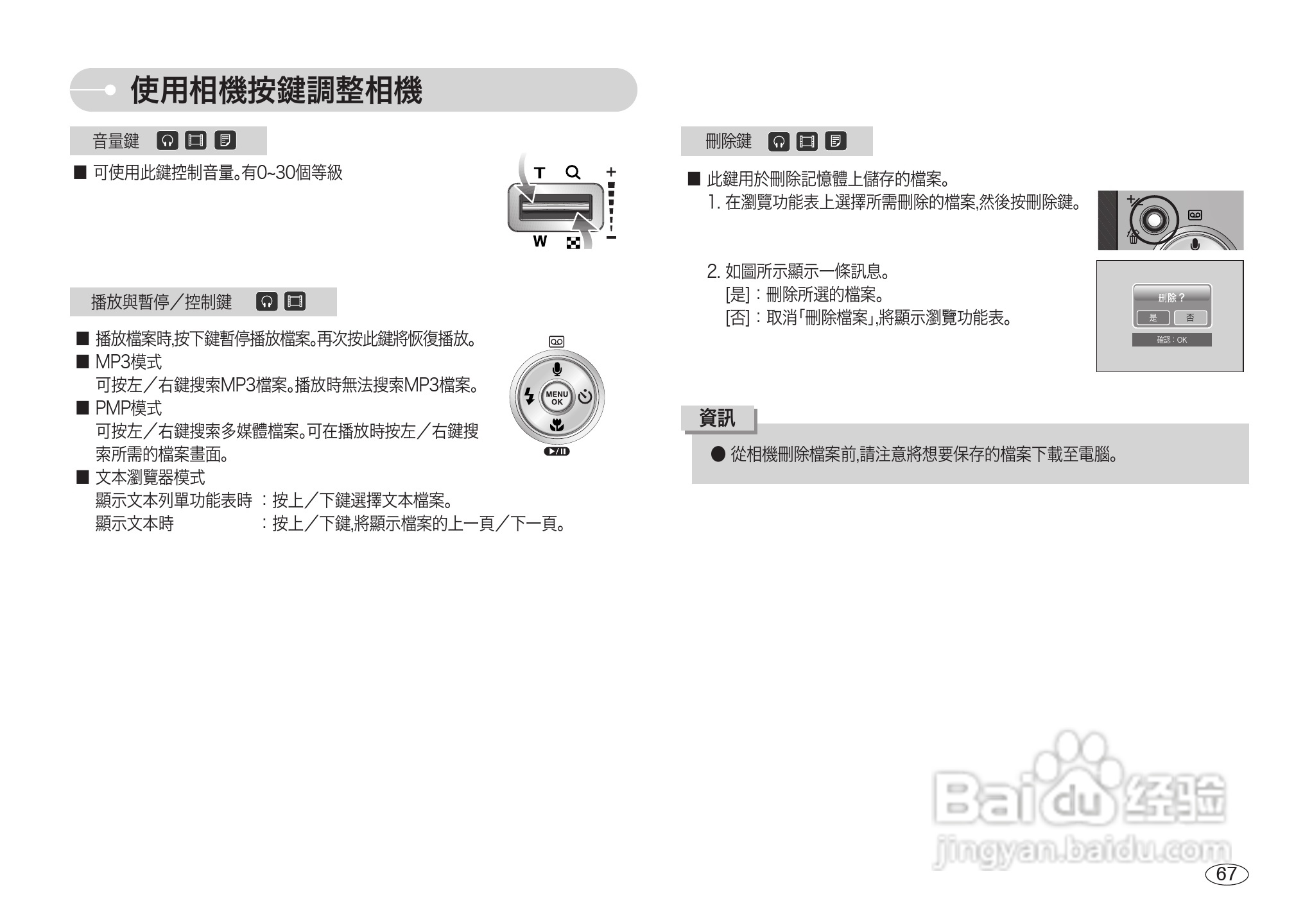 三星NV3数码相机使用说明书:[7]
