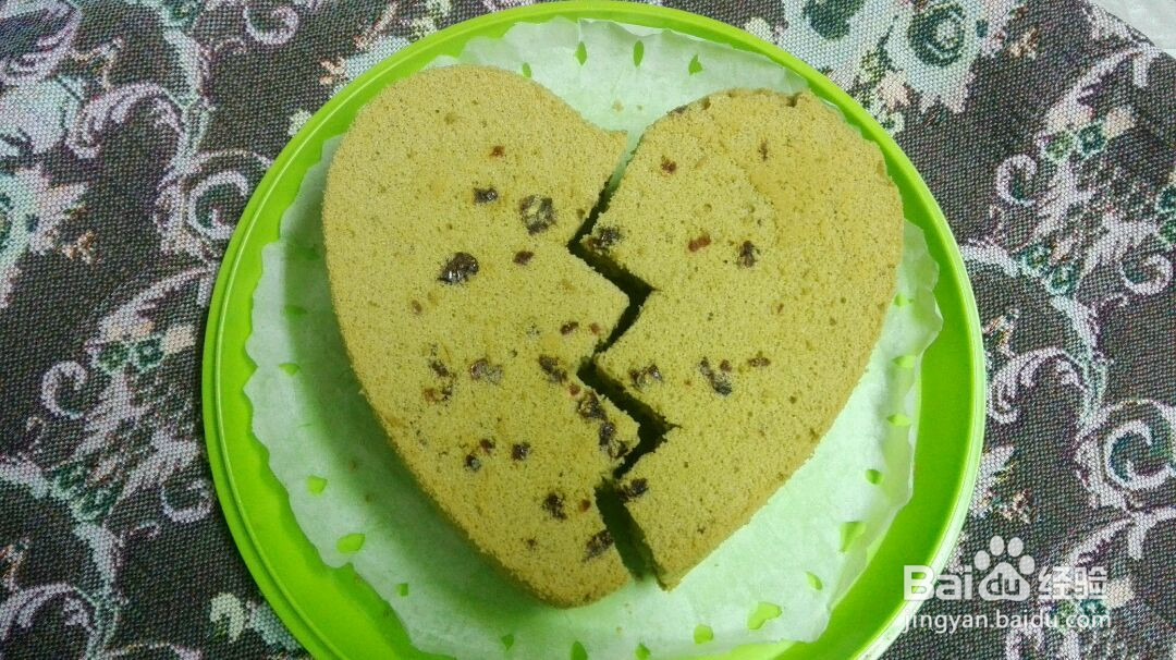 心碎的绿茶戚风的做法