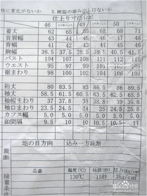 服装工艺图纸阅读及生产工艺流程