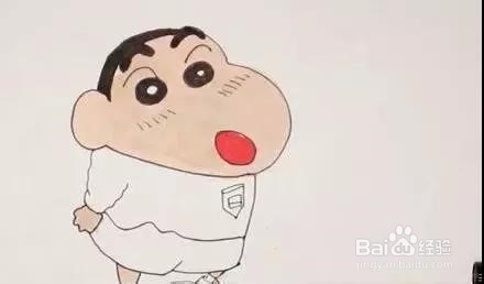 蜡笔小新简笔画教程