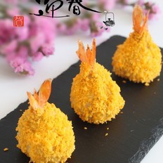 如何做黄金土豆虾球