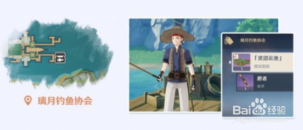 原神2.1钓鱼协会位置在哪