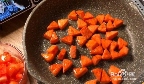 如何做好吃的番茄火腿芝士焗饭