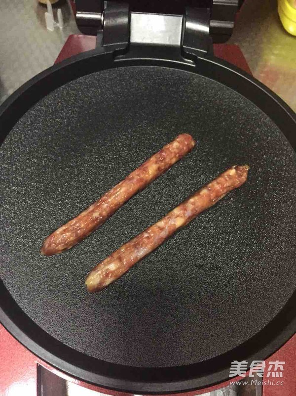 风味手抓饼之广味腊肠