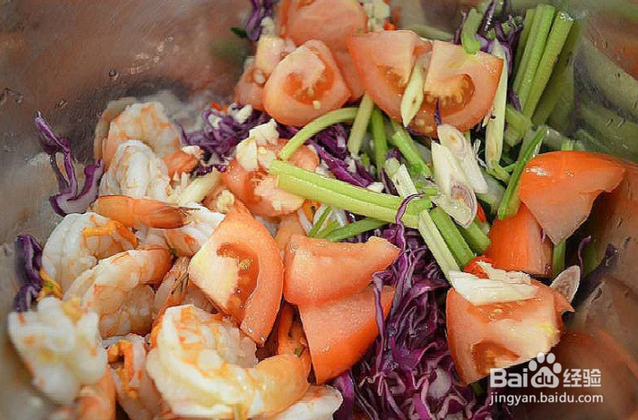 凉拌酸辣虾的做法