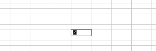 如何在Excel表格中的方框内打勾？