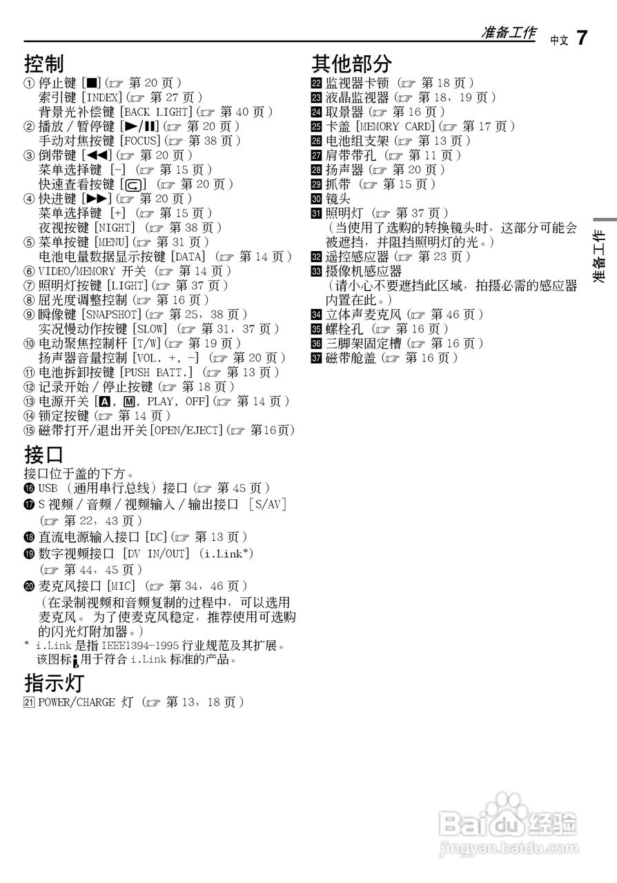 JVC GR-D270AC数码摄像机说明书:[1]