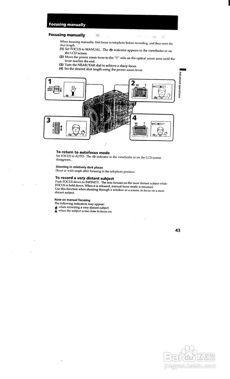索尼CCD-TRV65模拟摄像机说明书:[5]