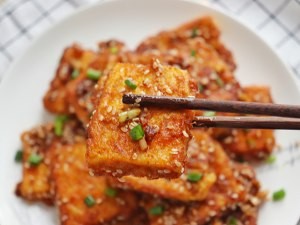 香煎孜然豆腐