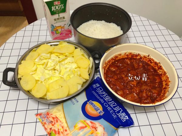 芝士铁板鸡&炒饭