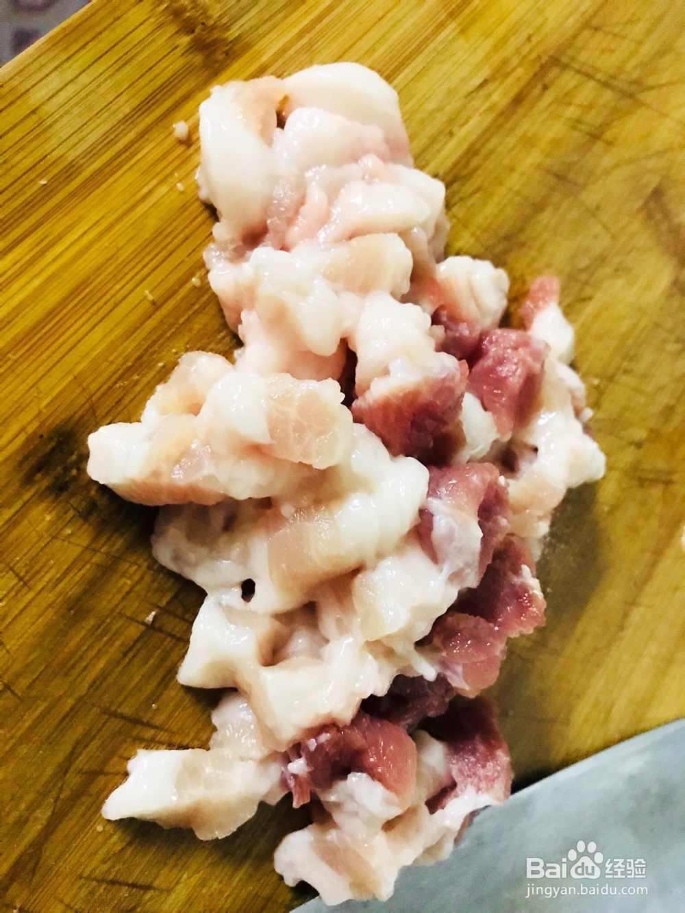 自己做五花肉焖鱿鱼干海鲜美食