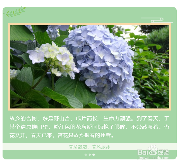 春季赏花相关的微信公众号图文应该怎样排版?