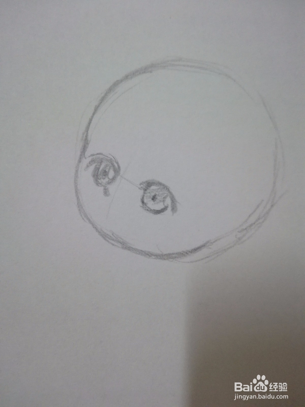 Q版动漫人物头部和五官手绘线稿教程