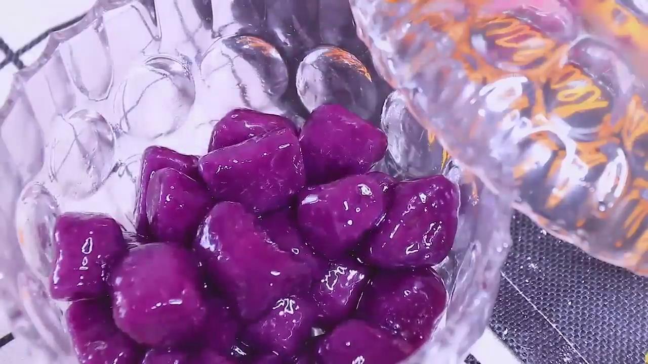 怎样做紫薯椰奶芋圆