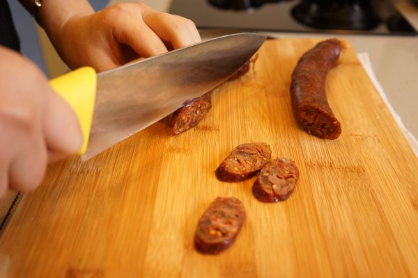 土家香肠炒豆角