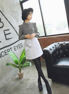 内搭这样穿时尚又可爱