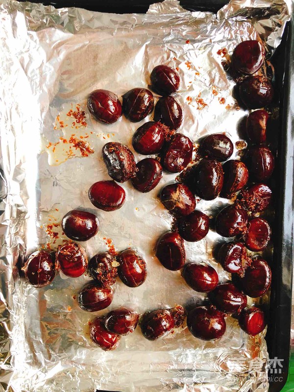 桂花板栗的做法