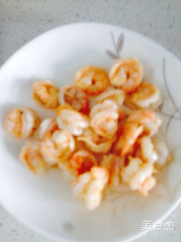 红椒菠萝炒虾仁