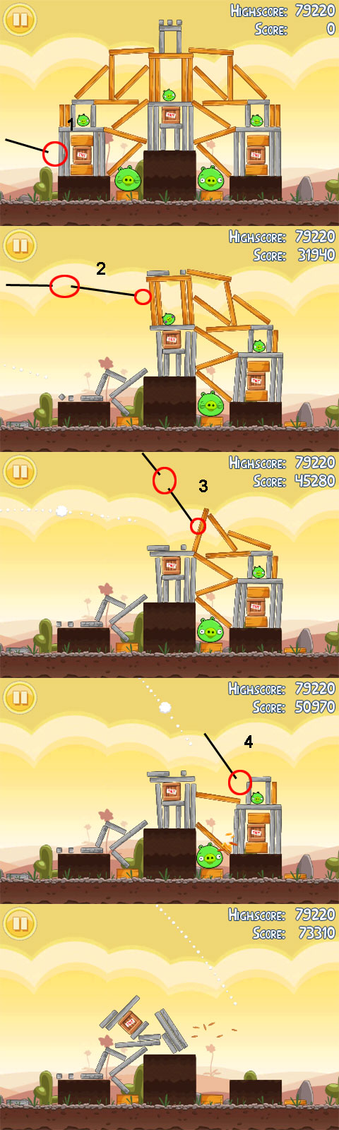 愤怒的小鸟图文攻略2