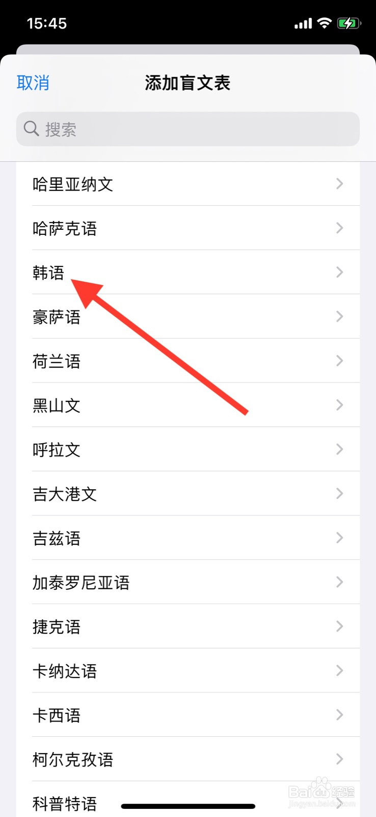 iPhone准许旁白盲文添加“韩语”盲文表