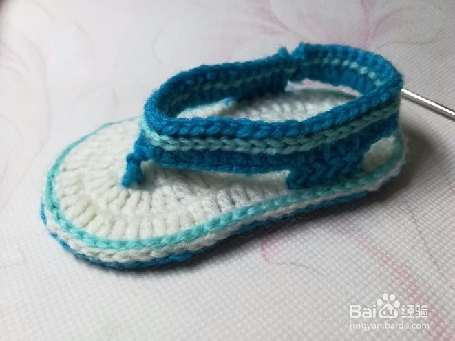 怎样钩宝宝凉鞋