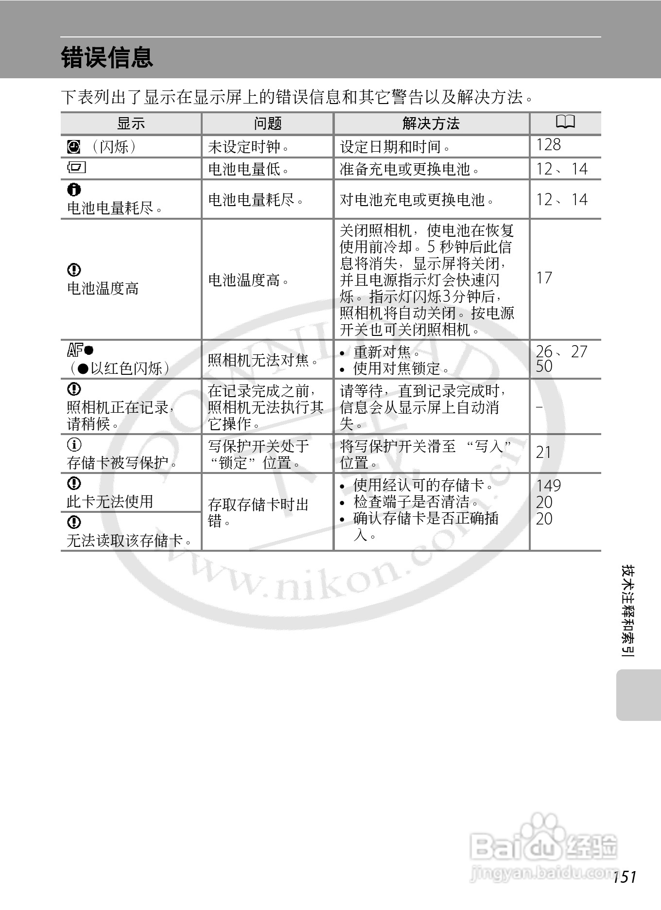 尼康S8000数码相机使用说明书:[17]