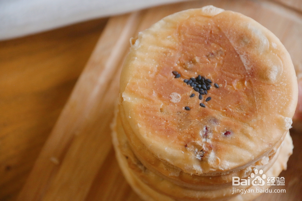 营养美味的麻薯红豆饼