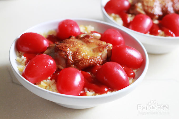 儿子最爱的鸡排番茄蛋焗饭