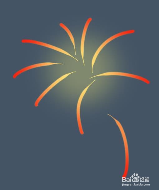 SketchBook怎么画烟花