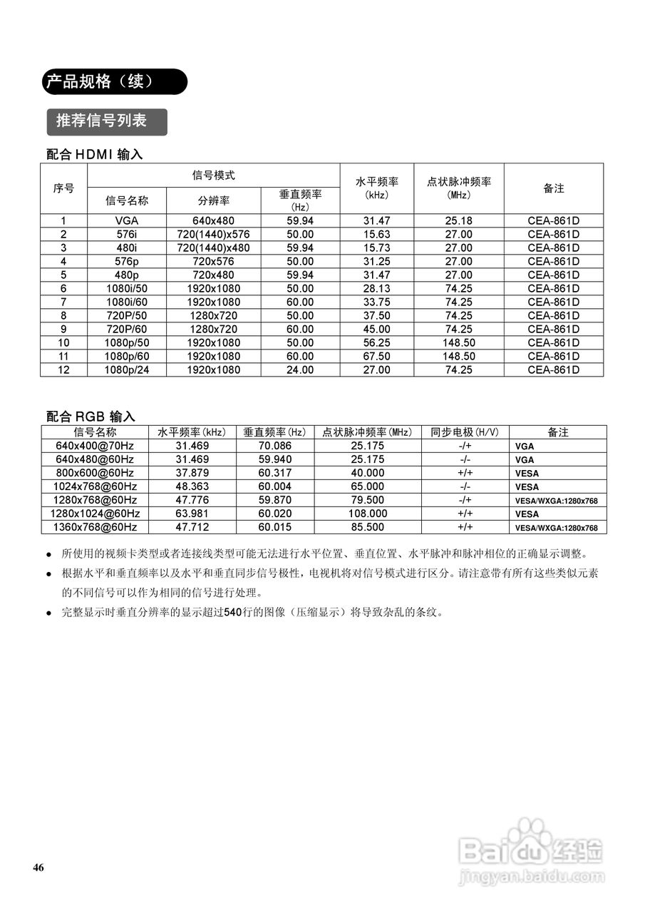 日立等离子彩色电视机P42E101CG型使用说明书:[5]