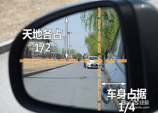 新捷达如何调后视镜