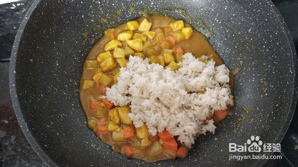 妈妈最喜欢做的咖喱鸡胸肉焗饭