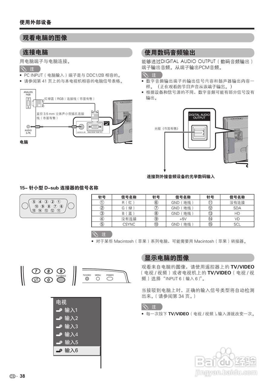 夏普LCD-32D30WH液晶彩电使用说明书:[4]