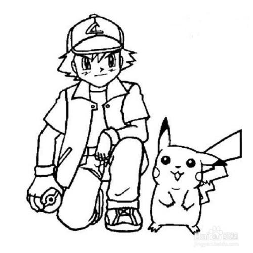 神奇宝贝的简笔画