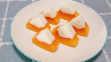 木瓜椰奶冻的做法