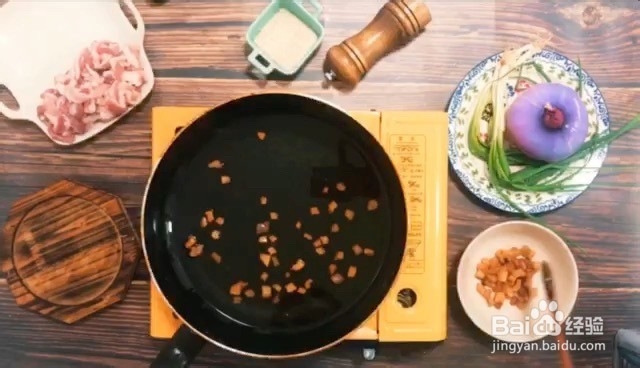 猪油渣拌饭的做法