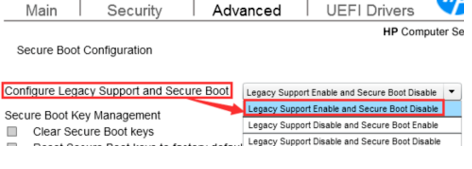惠普工作站安装win7系统UEFI BIOS中如何设置