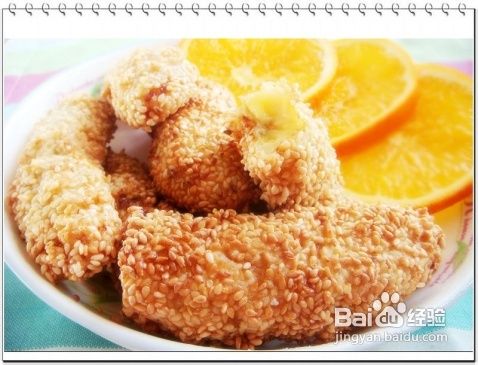 [甜点]芝麻香蕉(原创)