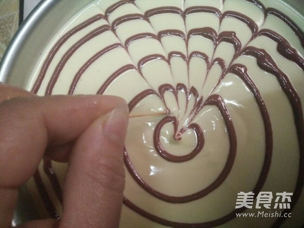 拉花轻乳酪蛋糕