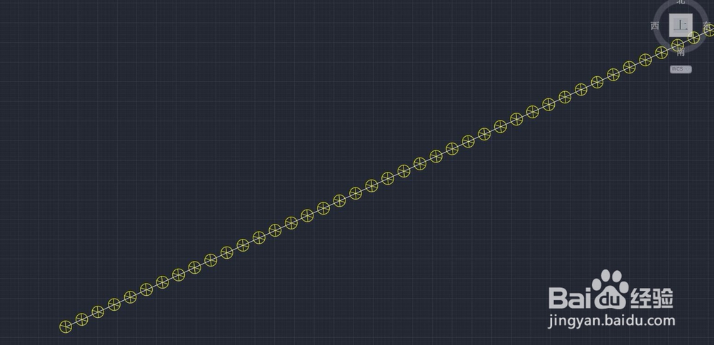 CAD中如何画等分点