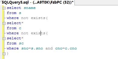 SQL复杂查询语句