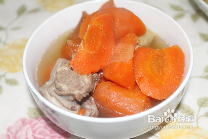 滋补的羊肉萝卜汤