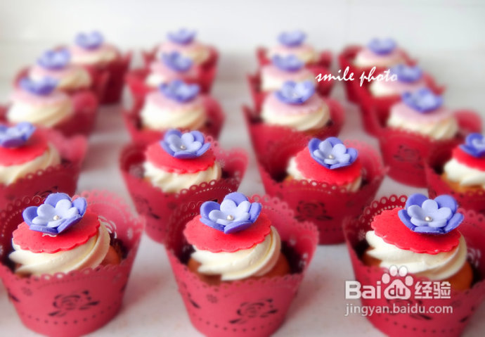 蟠桃献寿迎千寿--贺寿蛋糕&奶油翻糖杯子蛋糕