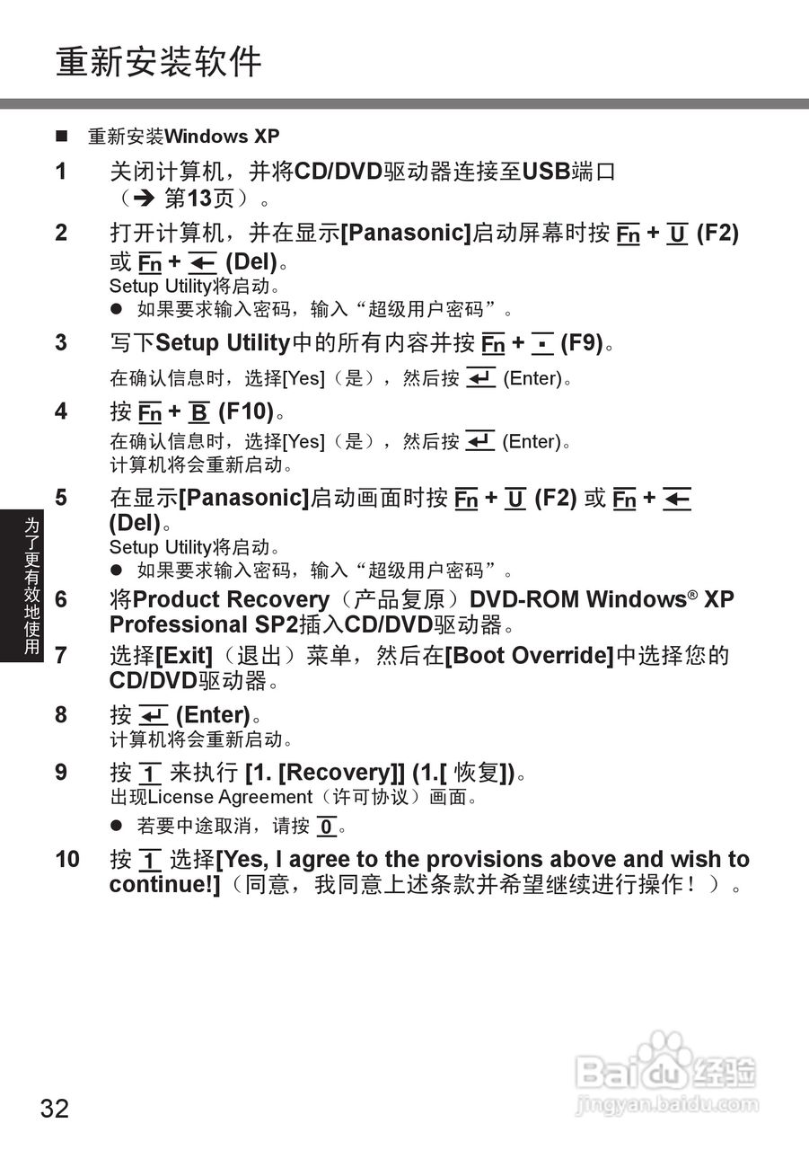 松下CF-U1笔记本电脑使用说明书:[4]