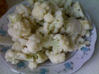 教大家肉丝豆干烧菜花的做法