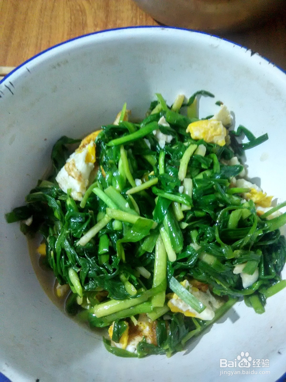 简单之鸡蛋炒韭菜
