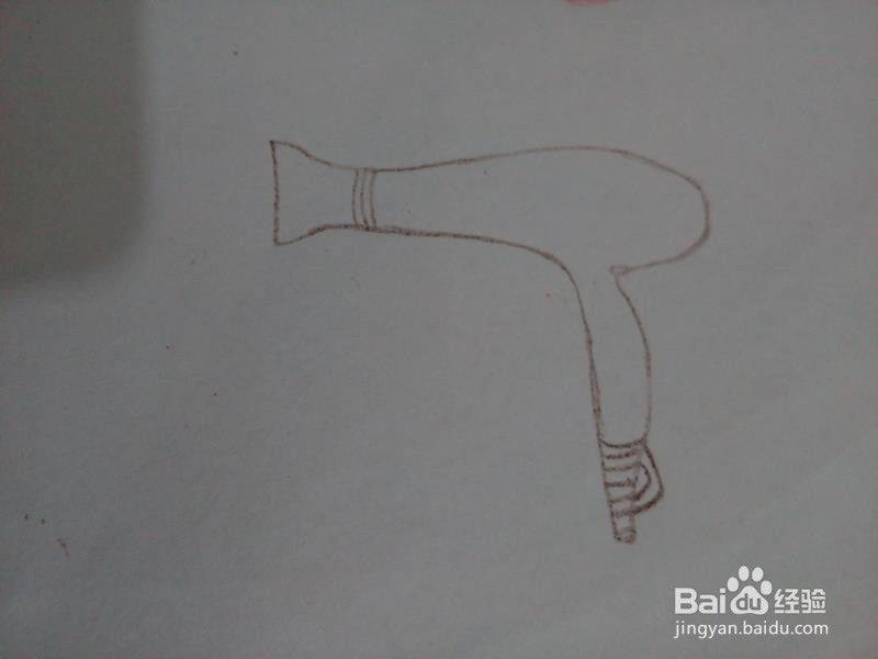 电吹风机的画法